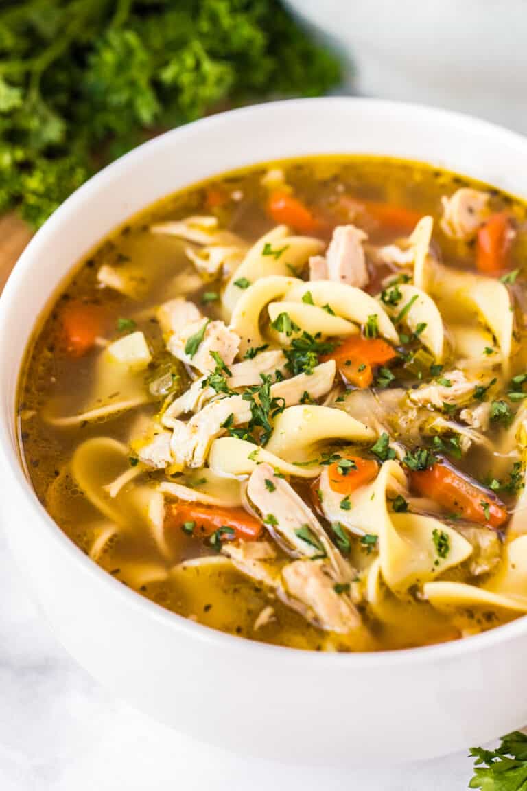 Instant Pot Chicken Noodle Soup - Easy Chicken Recipes