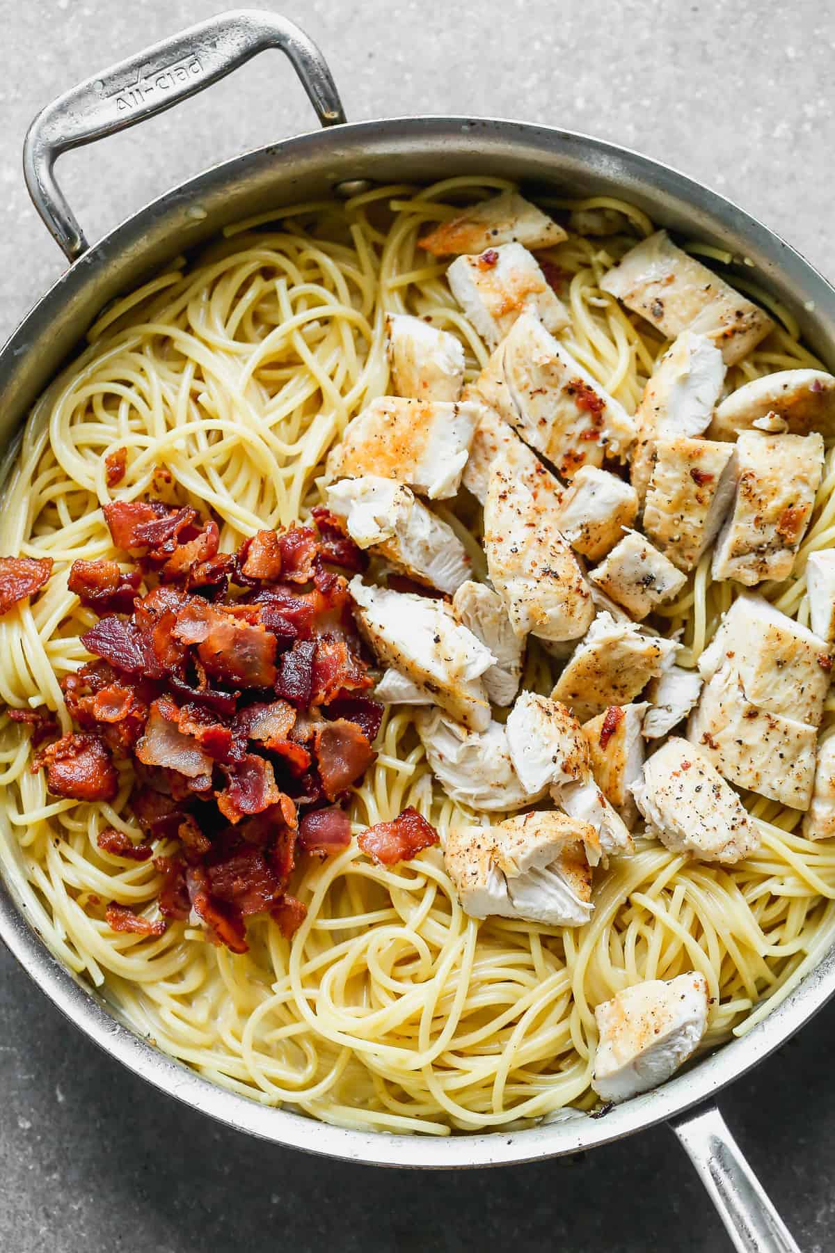 Easy Chicken Carbonara Dish