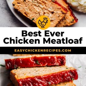chicken meatloaf pinterest collage