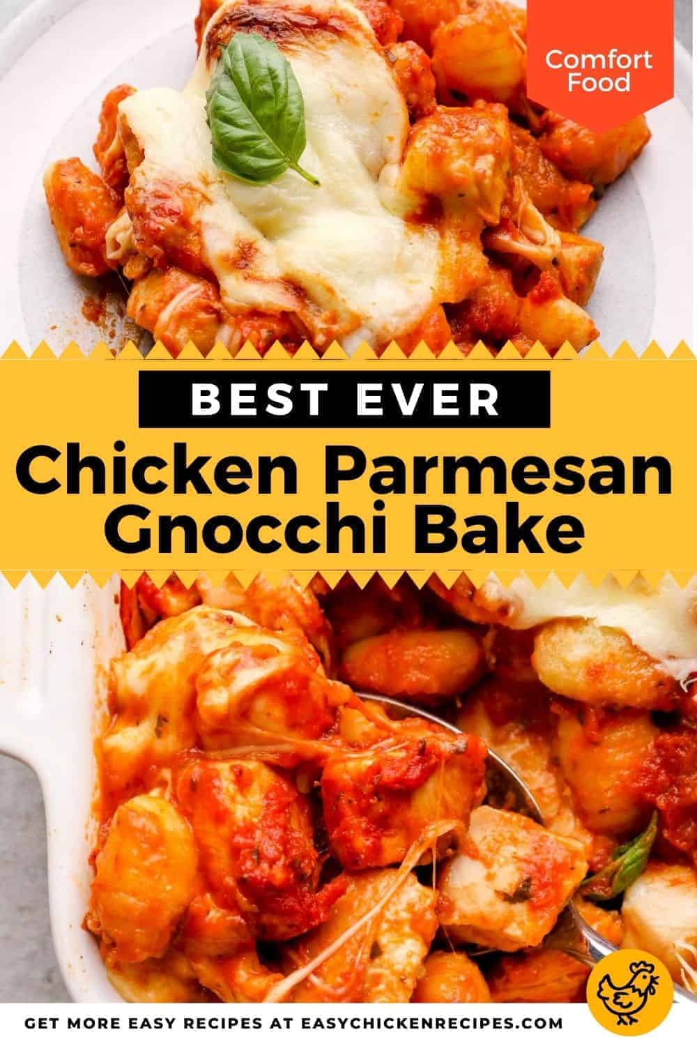 Chicken Parmesan Gnocchi Bake - Easy Chicken Recipes