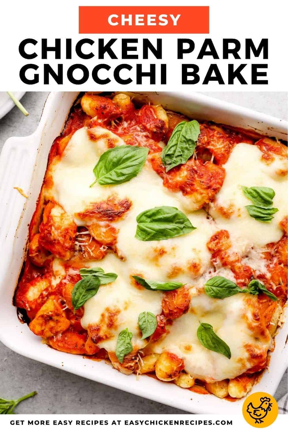 Chicken Parmesan Gnocchi Bake - Easy Chicken Recipes