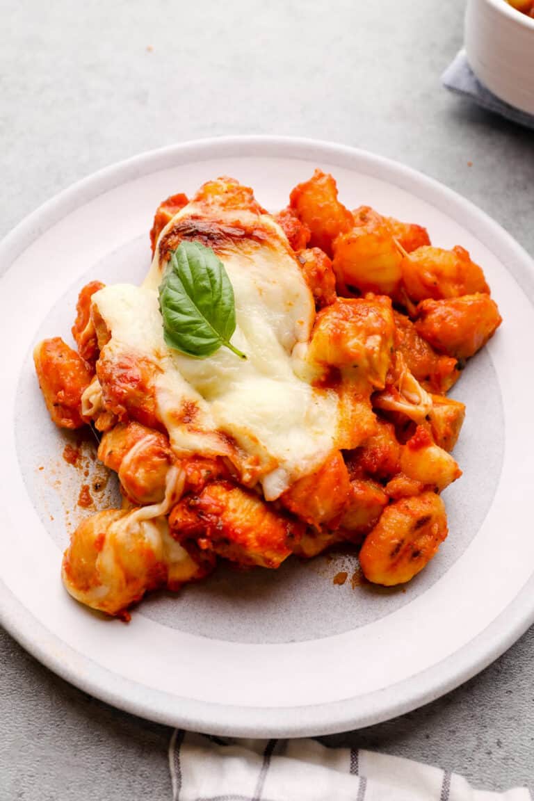 Chicken Parmesan Gnocchi Bake