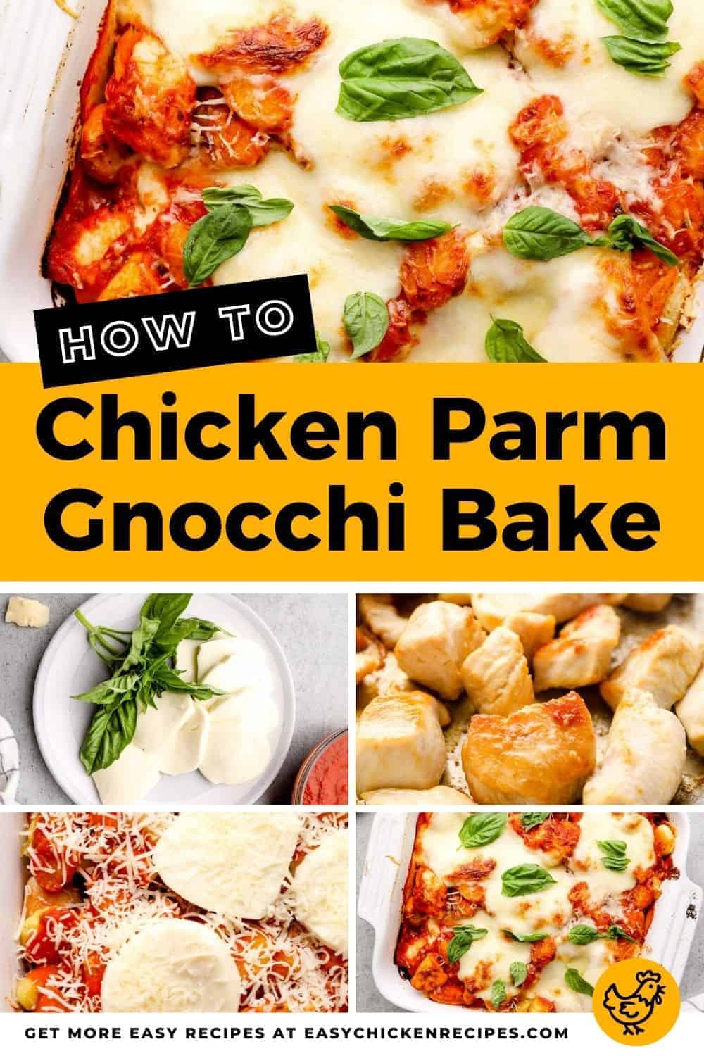 Chicken Parmesan Gnocchi Bake - Easy Chicken Recipes