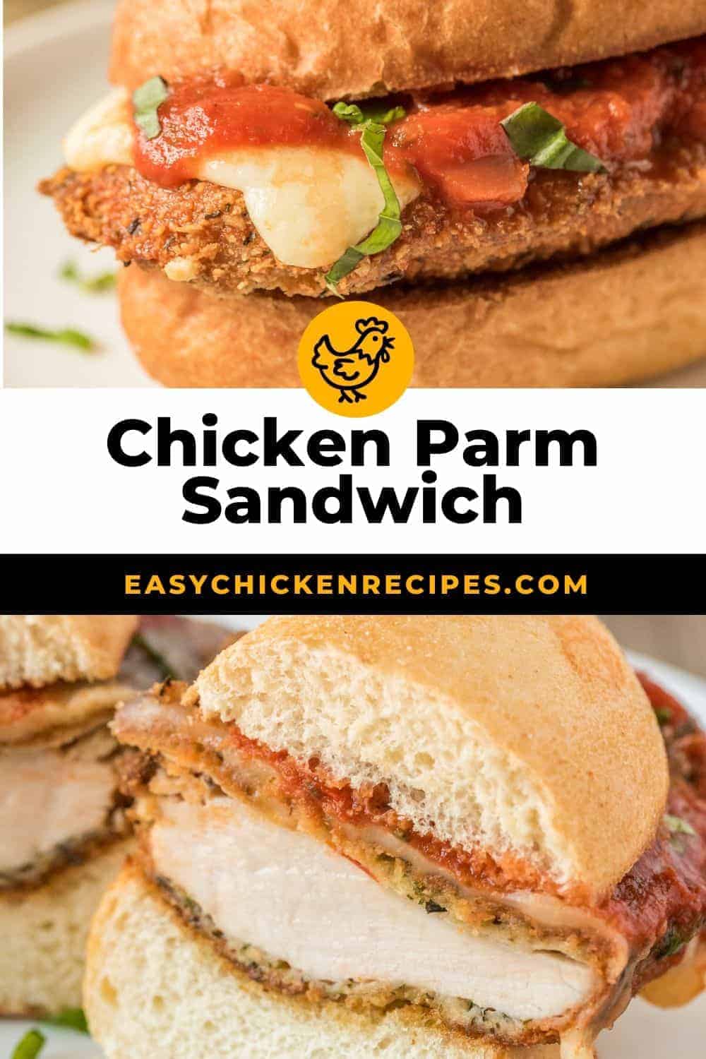 Chicken Parmesan Sandwich - Easy Chicken Recipes