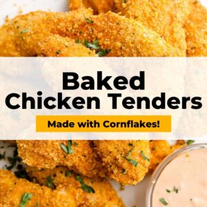 chicken tenders pinterest collage