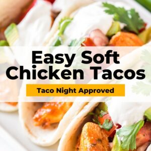 easy chicken tacos pinterest collage