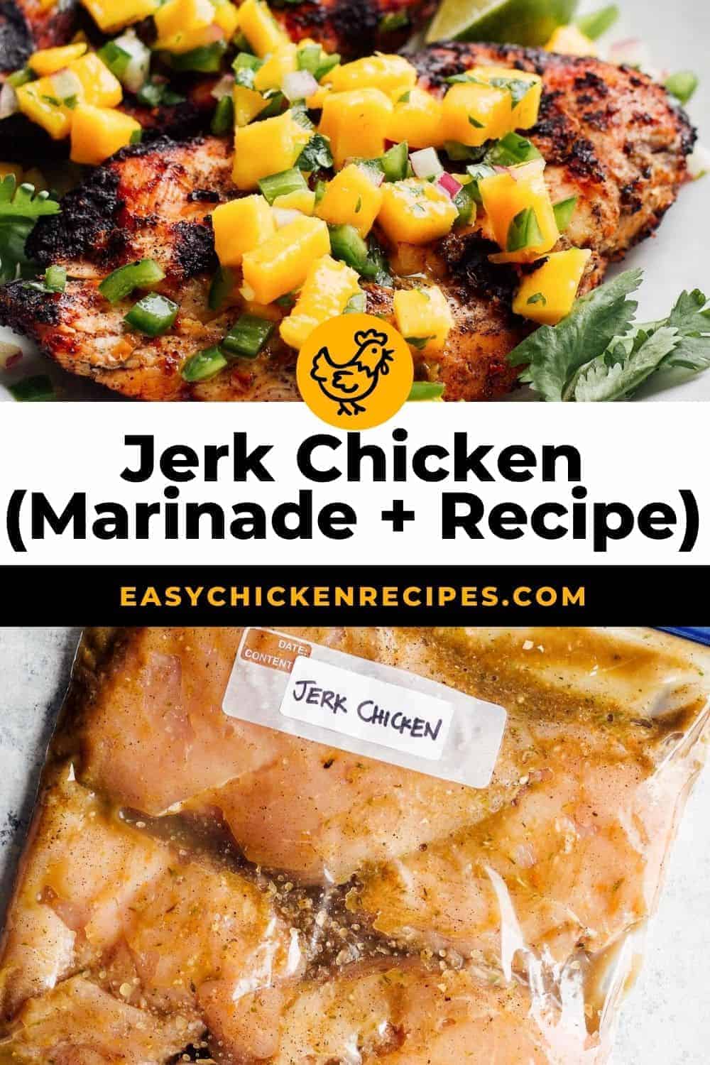 Easy Jerk Chicken Recipe (Best Marinade) - Easy Chicken Recipes