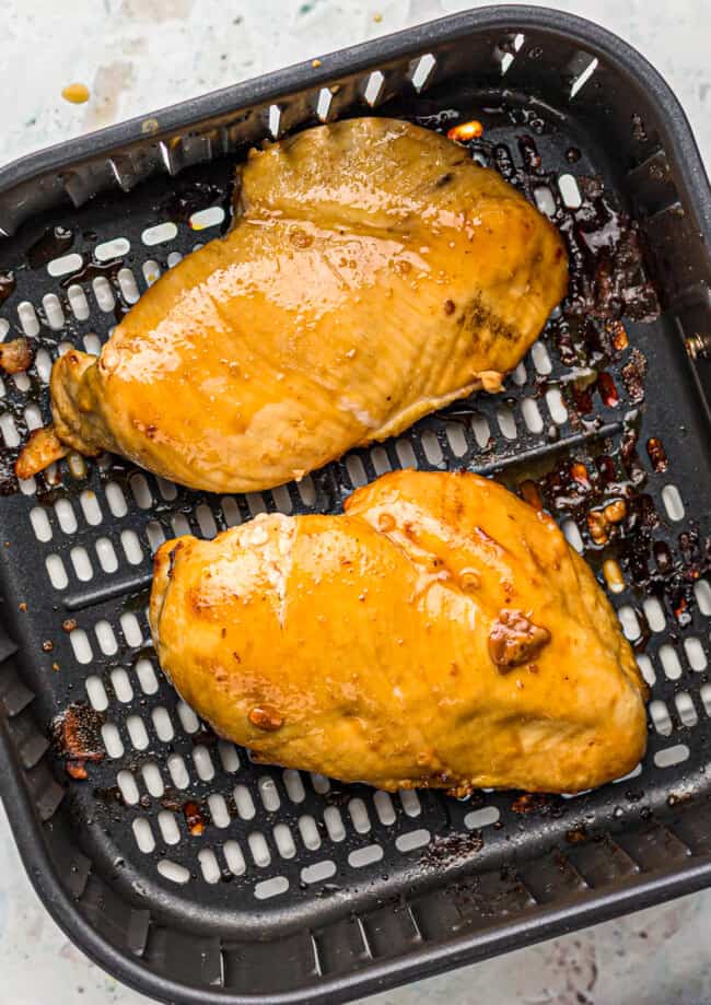 marinated chicken breast in an air fryer