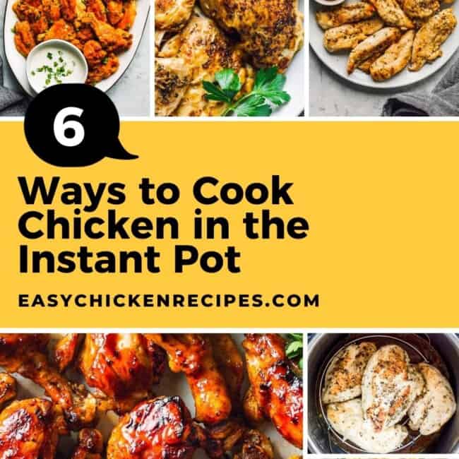 6 ways to cook instant pot chicken