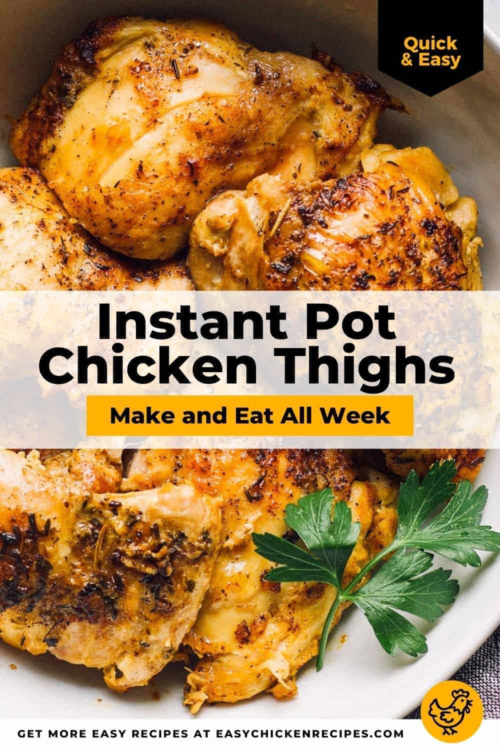 Instant Pot Chicken Thighs - Easy Chicken Recipes