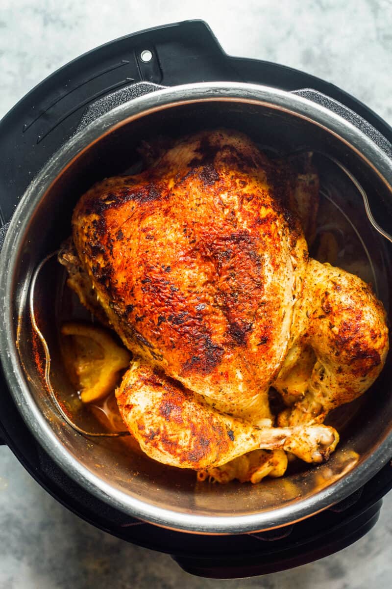 a whole chicken in an Instant Pot.