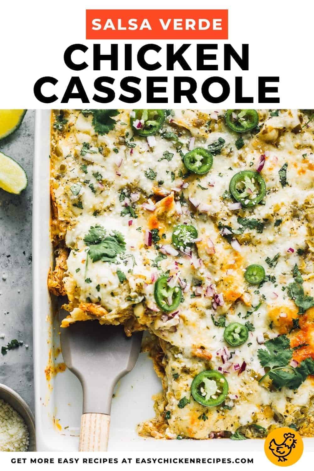 Salsa Verde Chicken Casserole - Easy Chicken Recipes