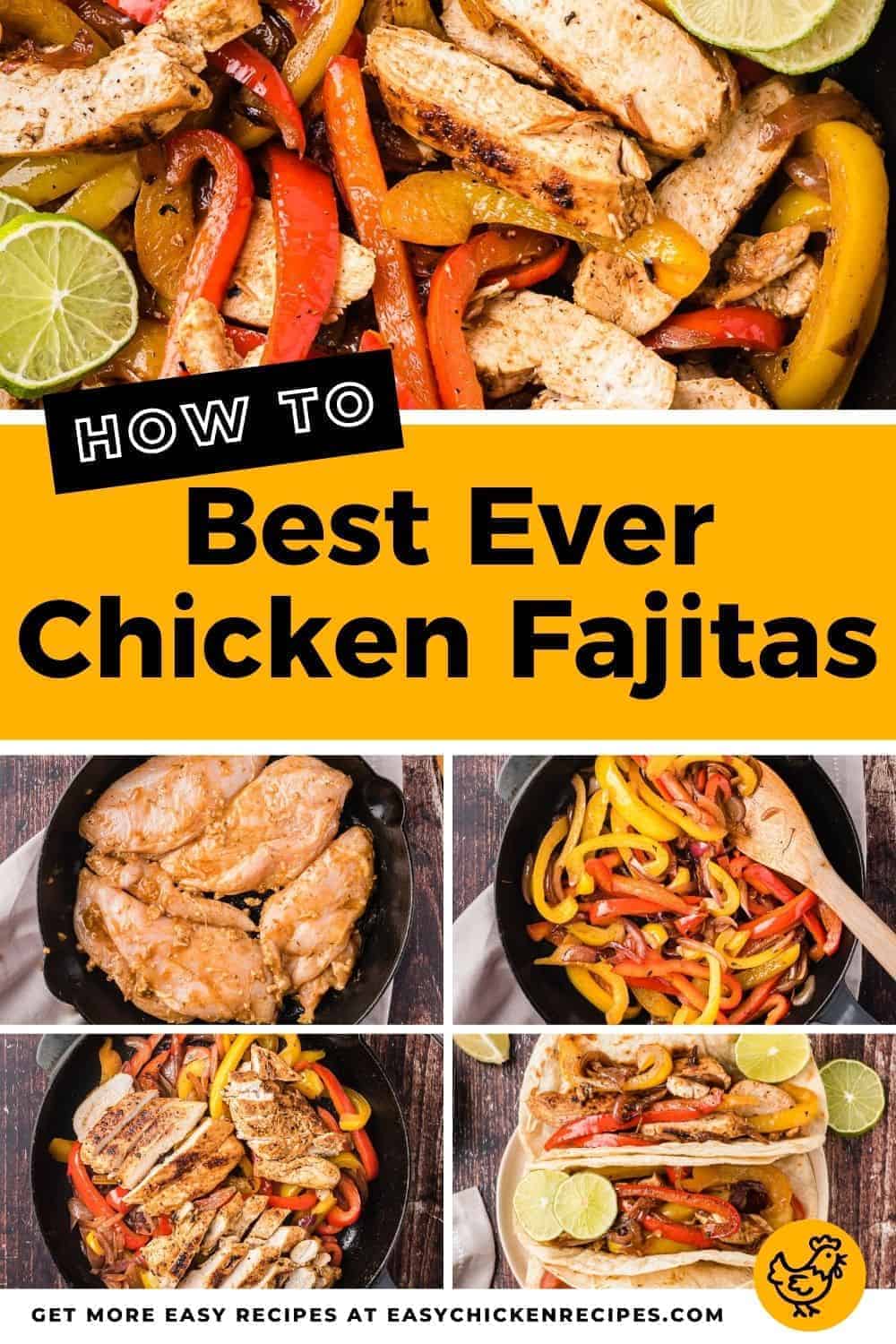 Skillet Chicken Fajitas - Easy Chicken Recipes