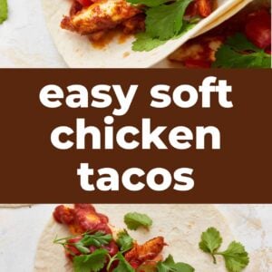 soft chicken tacos pin