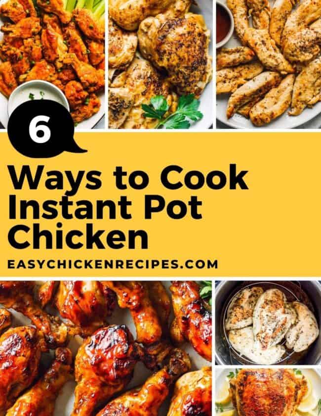 6 ways to cook instant pot chicken