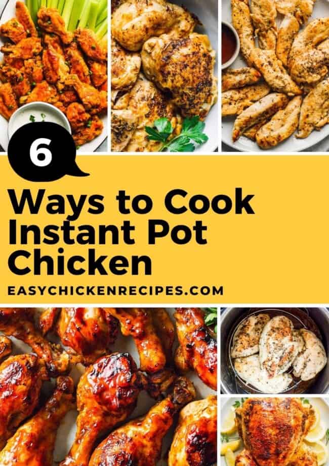 6 ways to cook instant pot chicken