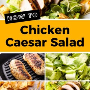 chicken caesar salad pinterest