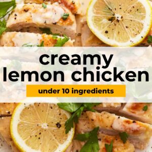 creamy lemon chicken pin