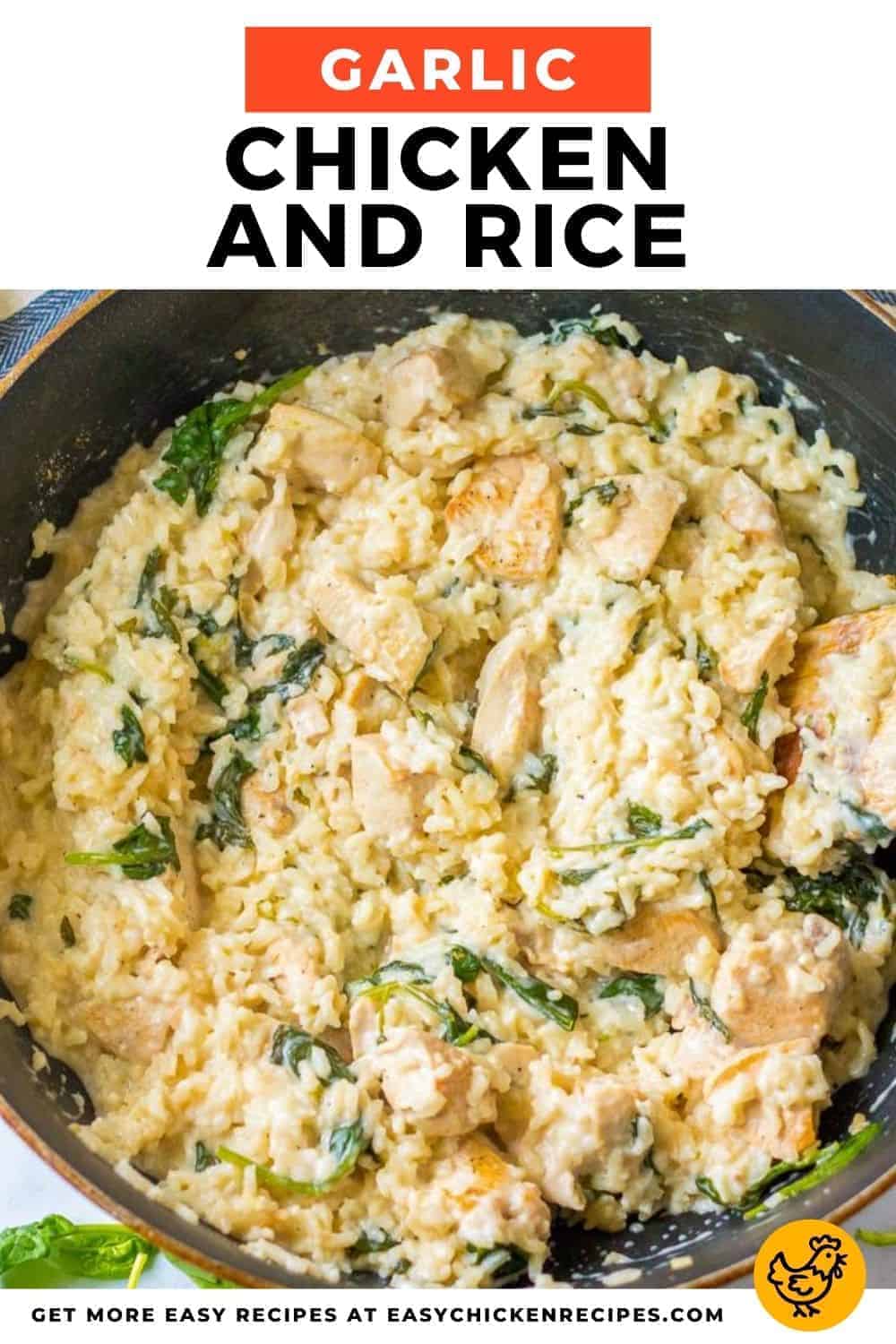 Garlic Chicken and Rice (One Pot) - Easy Chicken Recipes