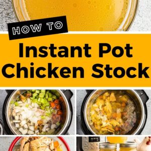 instant pot chicken stock pinterest