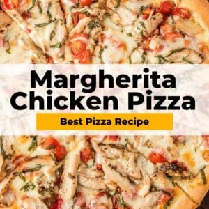chicken margherita pizza pinterest