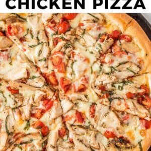chicken margherita pizza pinterest