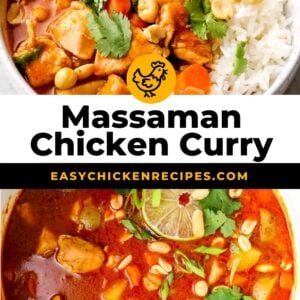 massaman chicken curry pinterest