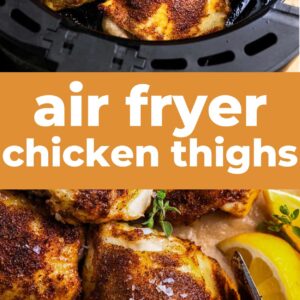 air fryer chicken thighs pin