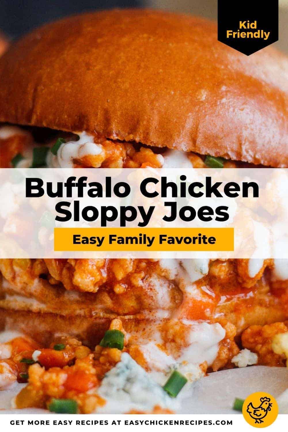Buffalo Chicken Sloppy Joes - Easy Chicken Recipes