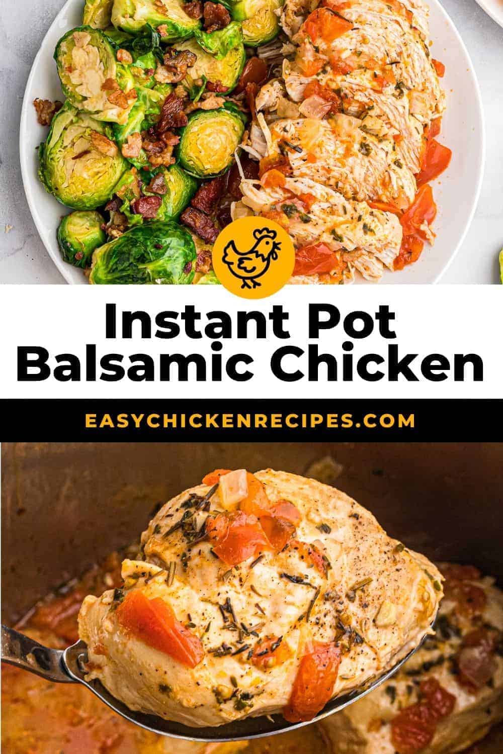 Instant Pot Balsamic Chicken - Easy Chicken Recipes