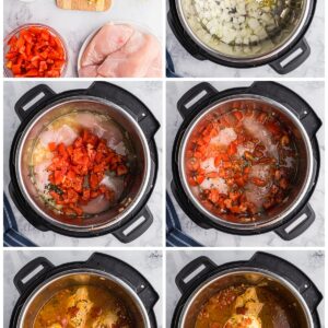 step by step photos of how to make instant pot balsamic chicken