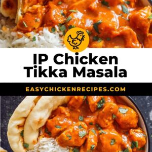 instant pot chicken tikka masala pinterest collage