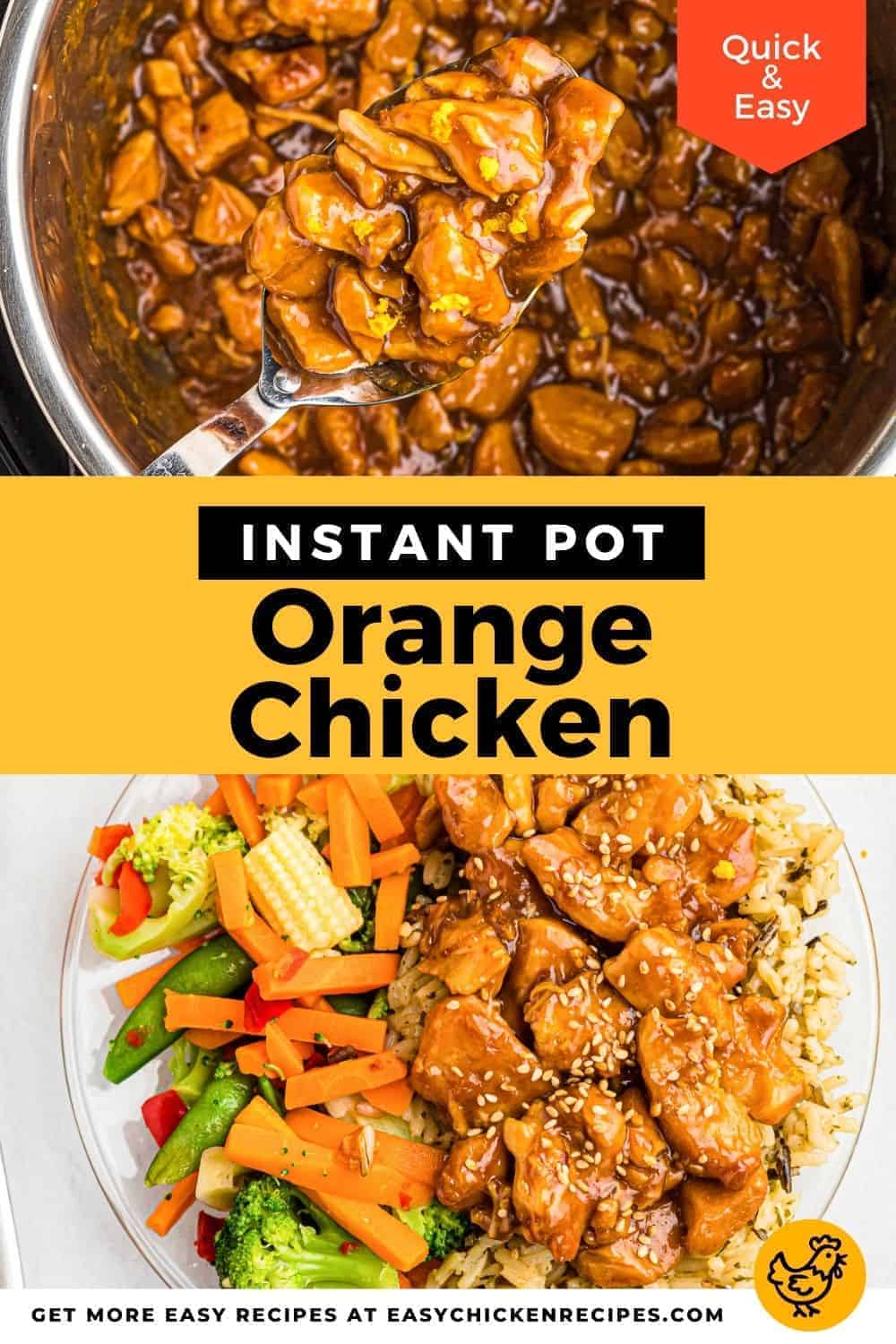 Instant Pot Orange Chicken - Easy Chicken Recipes