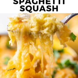 southwest chicken spaghetti squash pinterest collage