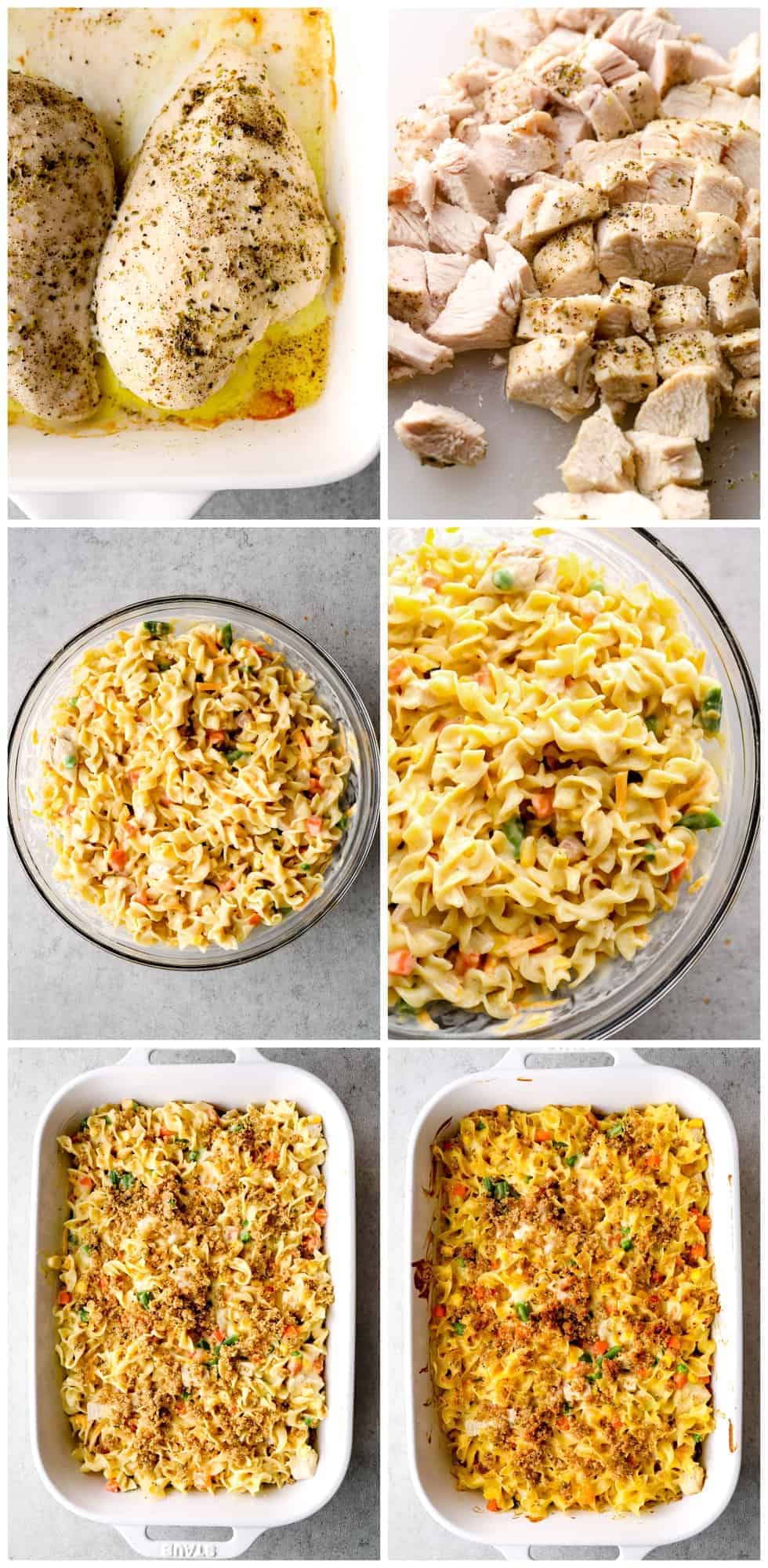 how to make chicken noodle casserole