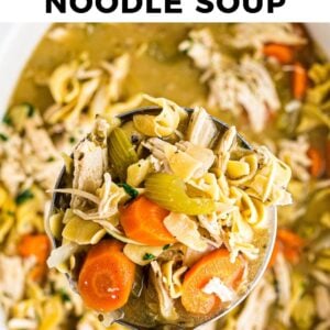 crockpot chicken noodle soup pinterest collage