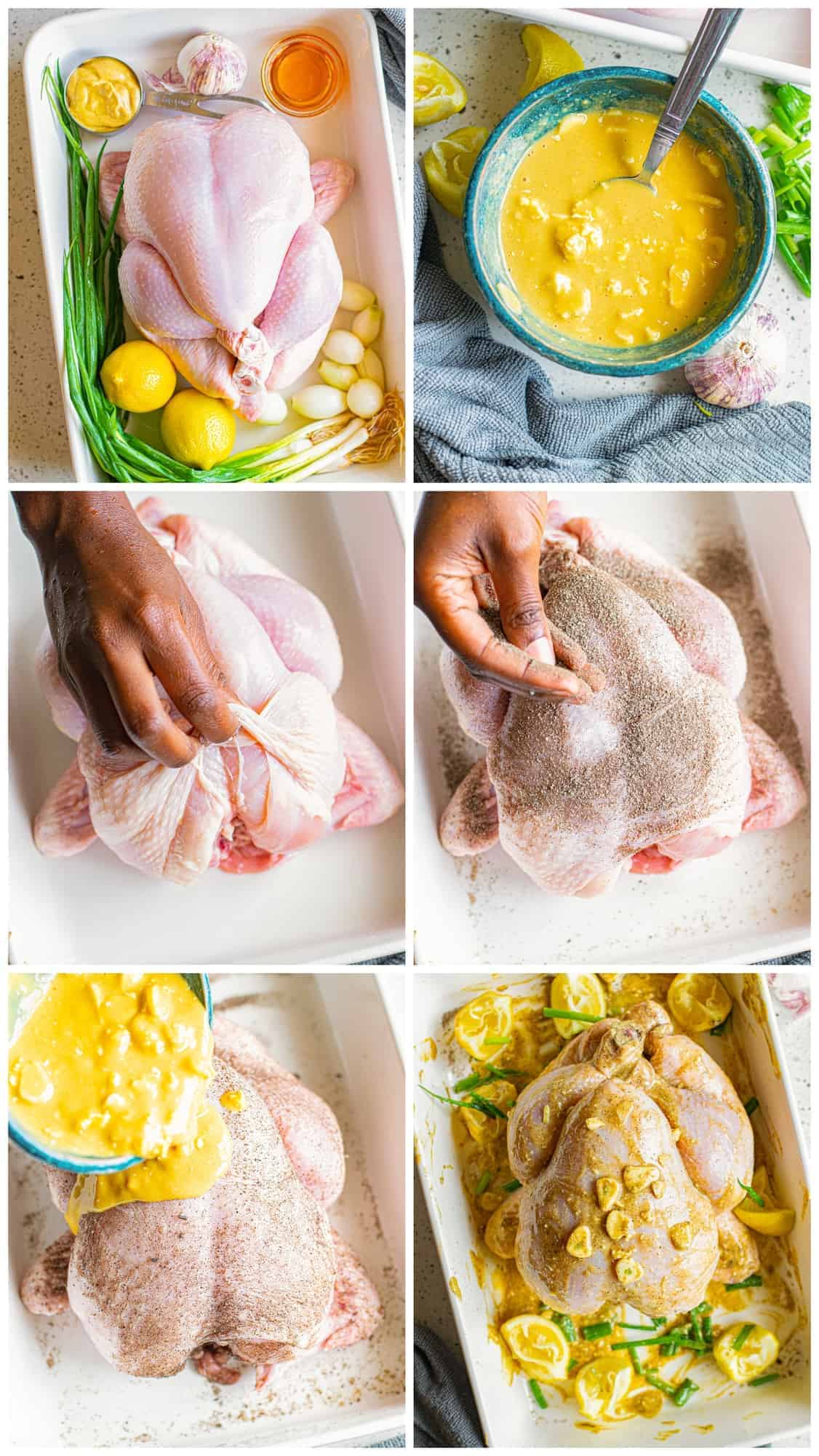 how to make honey mustard roast chicken
