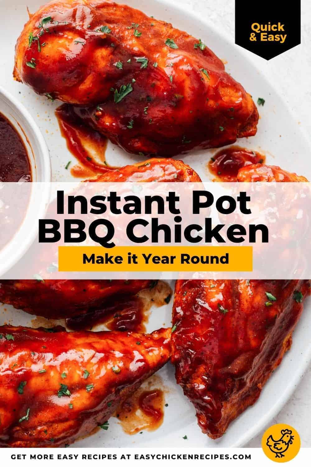 Instant Pot BBQ Chicken - Easy Chicken Recipes