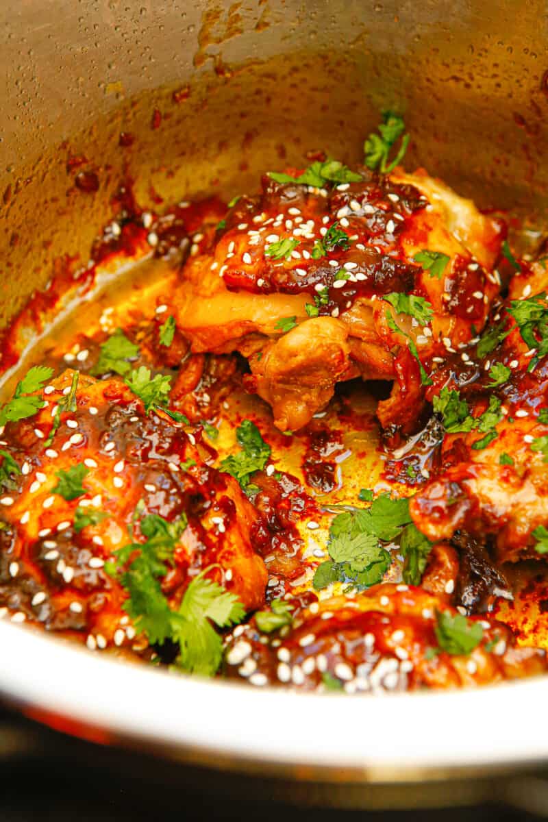 spicy chicken thighs in instant pot
