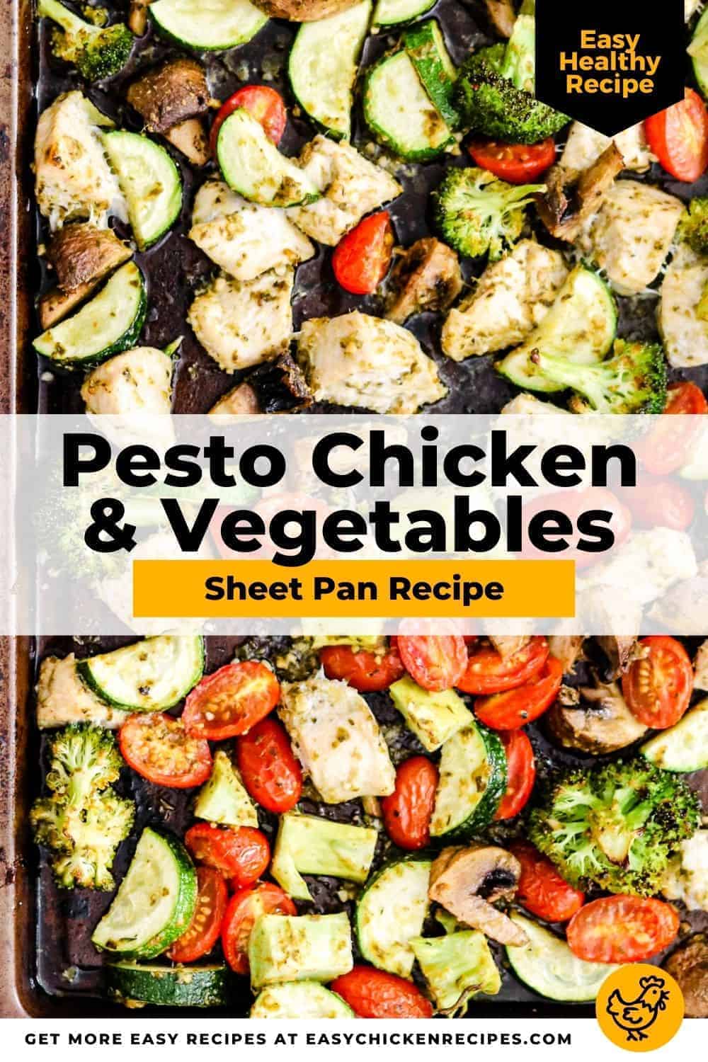 Sheet Pan Pesto Chicken And Vegetables - Easy Chicken Recipes