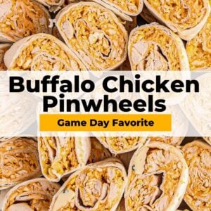 buffalo chicken pinwheels pinterest collage