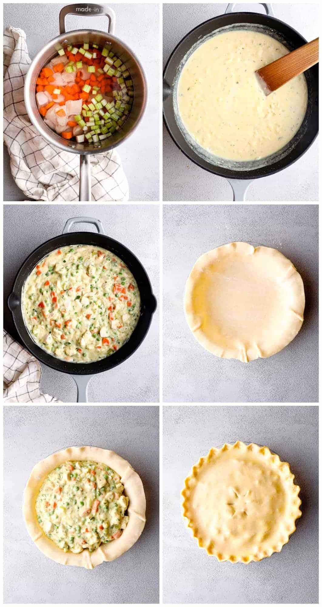 how to make chicken pot pie
