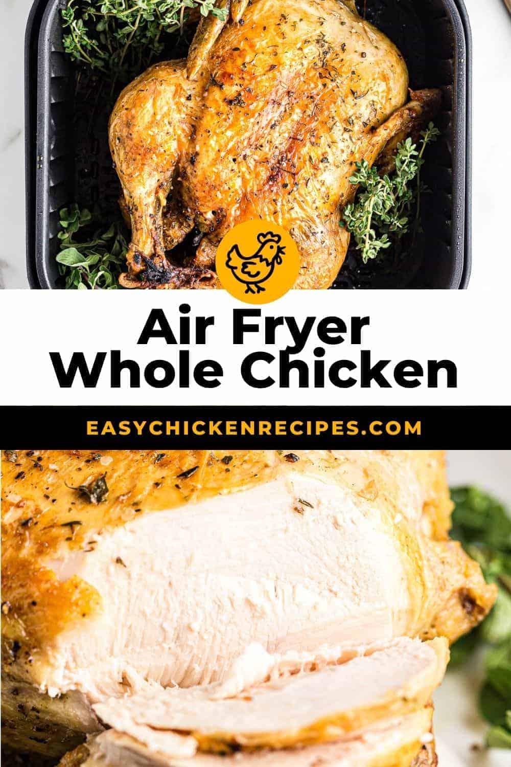 air fryer whole chicken pinterest 1