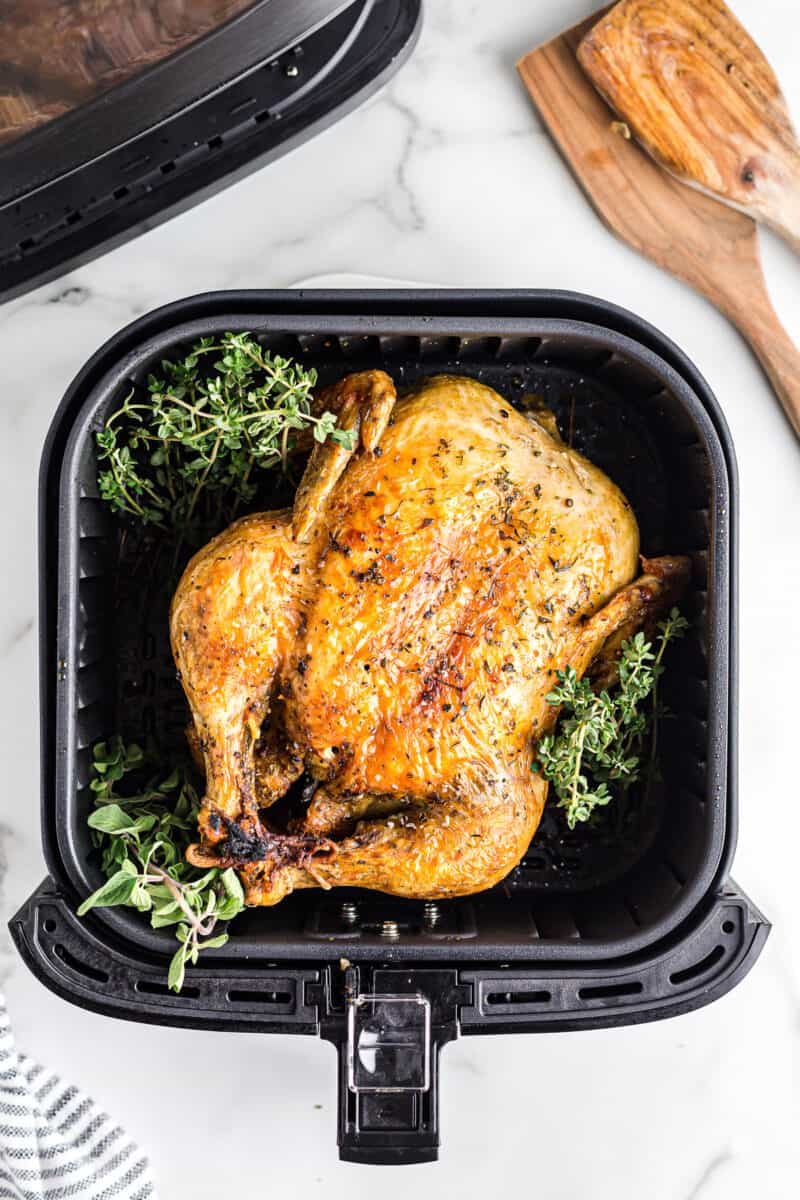 air fryer whole chicken in instant pot with herbs