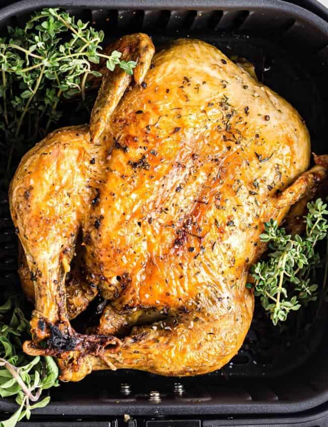 air fryer whole chicken in instant pot with herbs