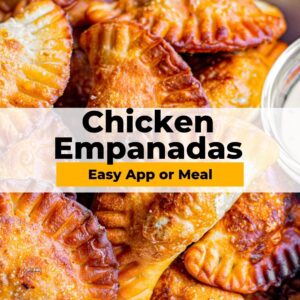 chicken empanadas pinterest collage