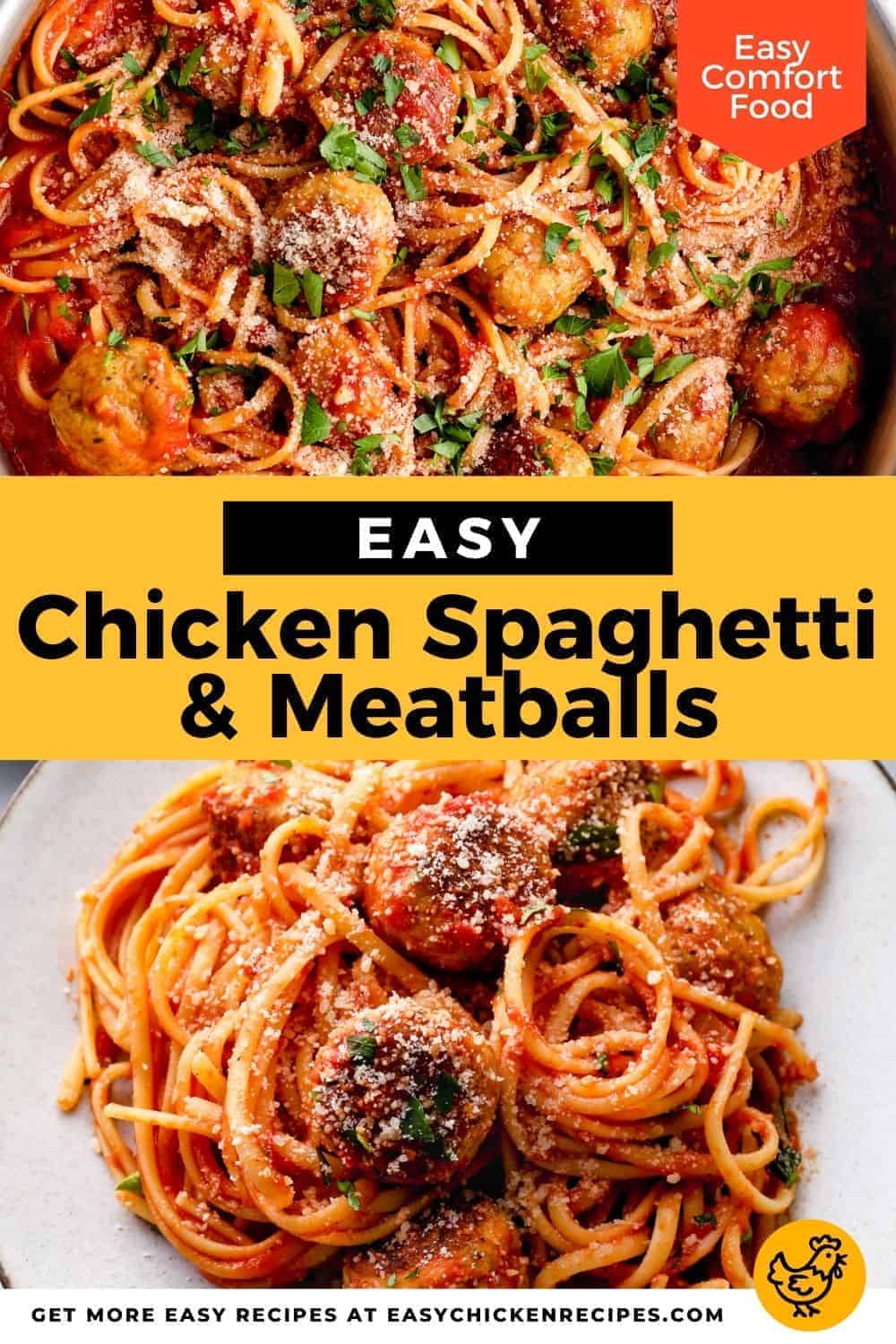 Chicken Spaghetti and Meatballs - Easy Chicken Recipes