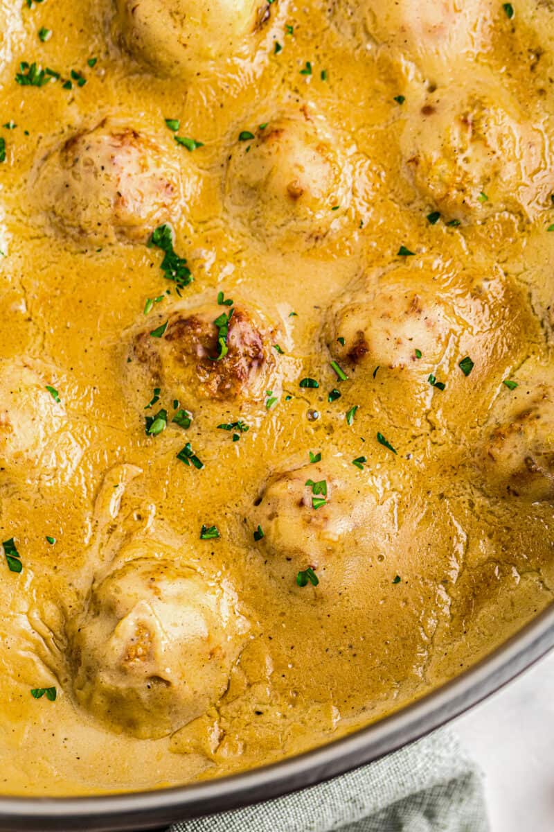 Chicken Swedish Meatballs - Easy Chicken Recipes