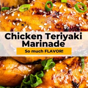 chicken teriyaki marinade pinterest collage