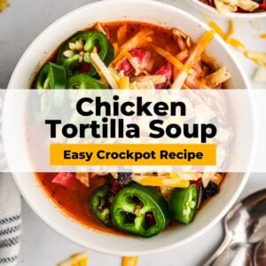 chicken tortilla soup pinterest collage